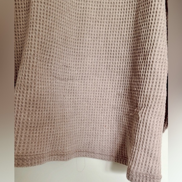 By Together Mauve Waffle Knit Shacket - Picture 6 of 7